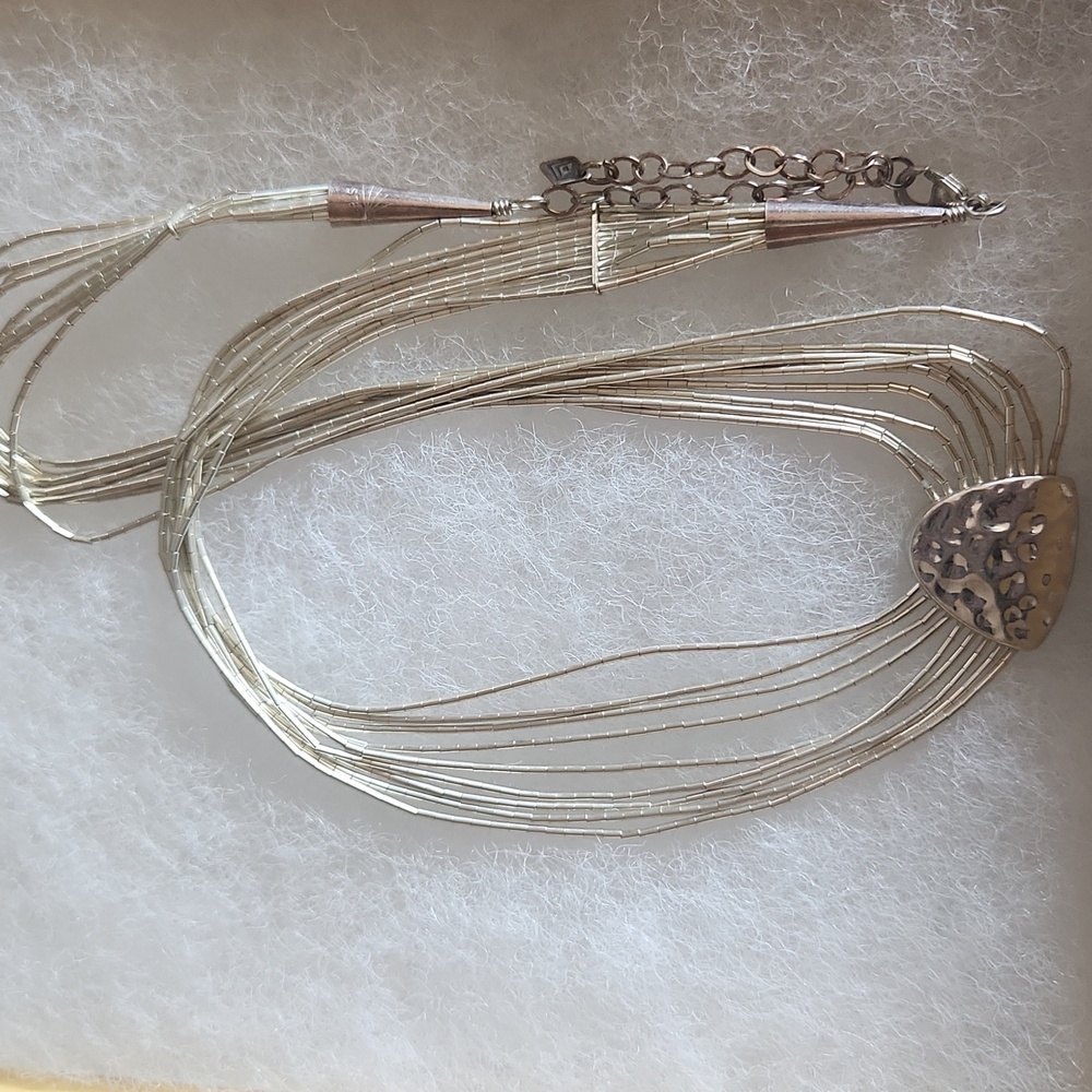 Silpada liquid silver pendant necklace and box